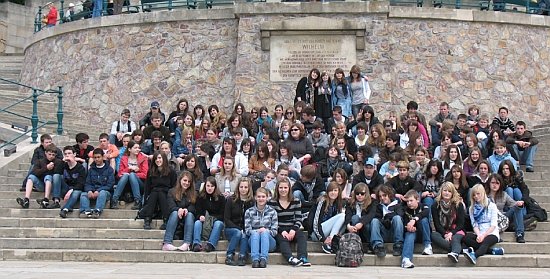 Gruppenbild Frankreichaustausch 2010